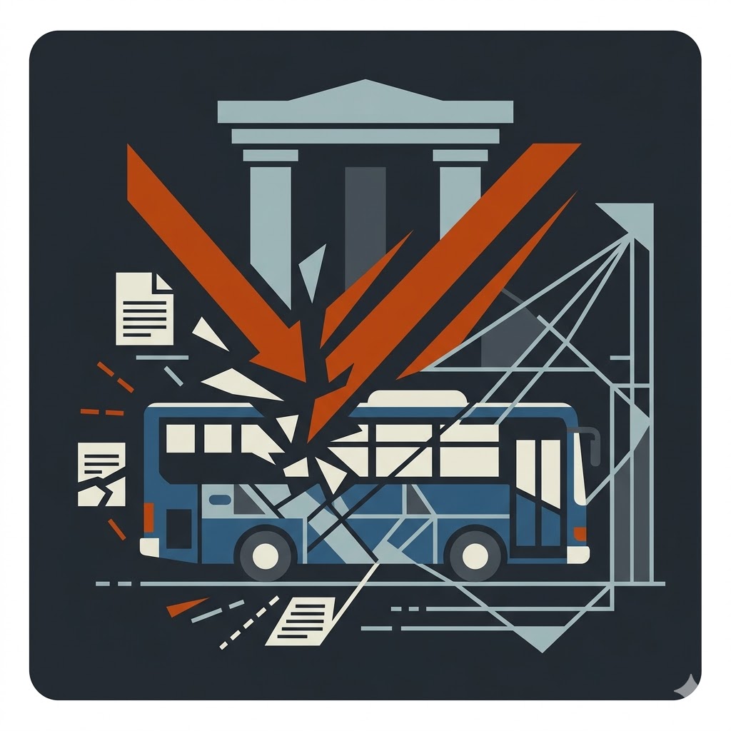 ブルーライン交通警告